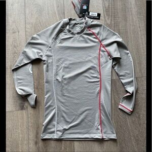 Virus SiO3 Long Sleeve Compression Shirt in Gray Size XS